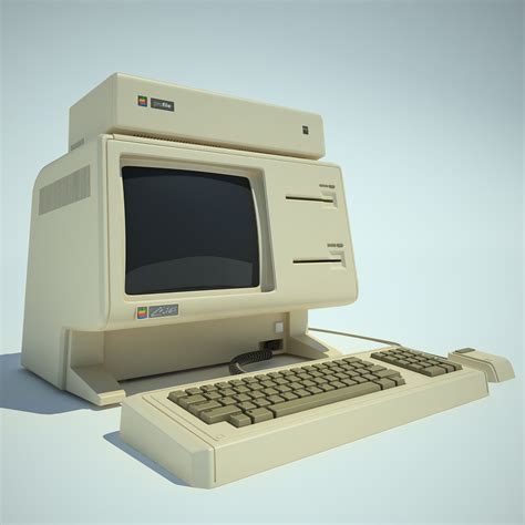 Apple Lisa Computer 3D Model $79 - .max .fbx .obj .wrl - Free3D