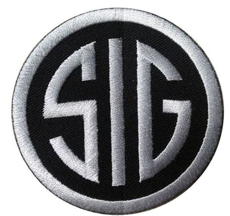 SIG Sig Sauer Logo Script Military Police Tactical Patch