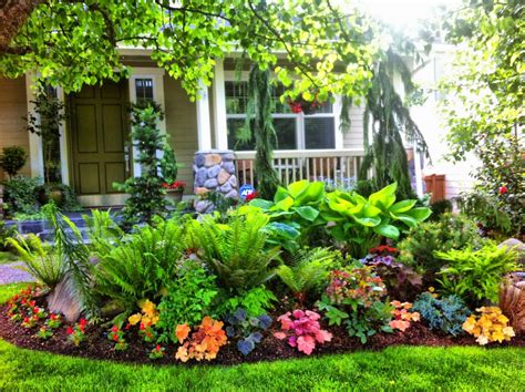 Our front yard garden summer 2012. | Shade garden design, Small front ...