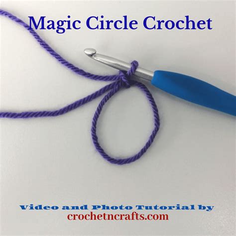 How to Crochet a Magic Circle - Video & Photo Tutorial | Magic circle crochet, Magic circle ...