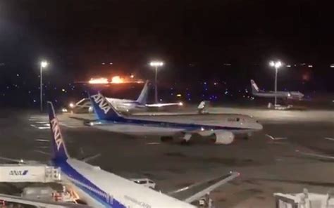 Japan Airlines A350 destroyed in runway collision with plane