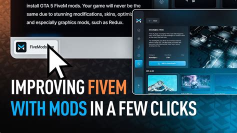 How FiveMods Let You Auto-Install Mods on FiveM | App features preview ...