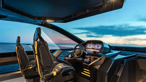 Tecnomar for Lamborghini 63 Wallpaper 4K, Interior, Superyacht