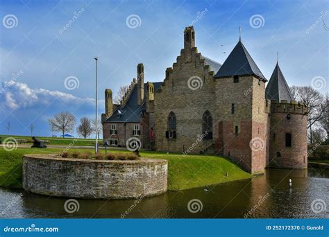 Ancient Castle in Medemblik, Netherlands Stock Photo - Image of beautiful, europe: 252172370