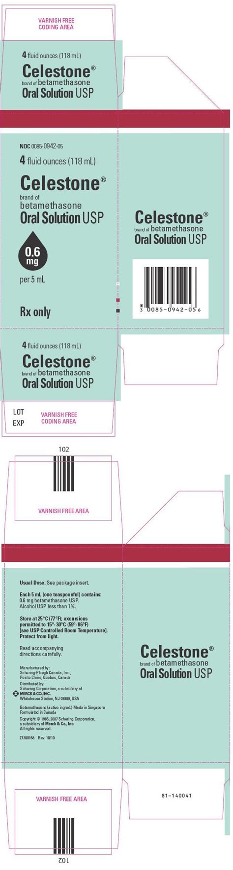 Celestone: Package Insert / Prescribing Information