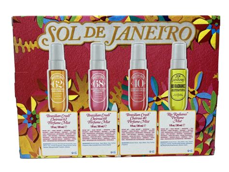 SOL DE JANEIRO Cheirosa 62, 68, 40, Rio Radiance Travel Mist Perfume Set 1oz Ea | eBay