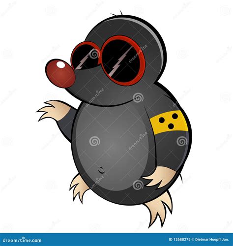 Gallery For > Mole Cartoon Character With Glasses