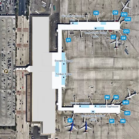 Reno Tahoe Airport Map: Guide to RNO's Terminals