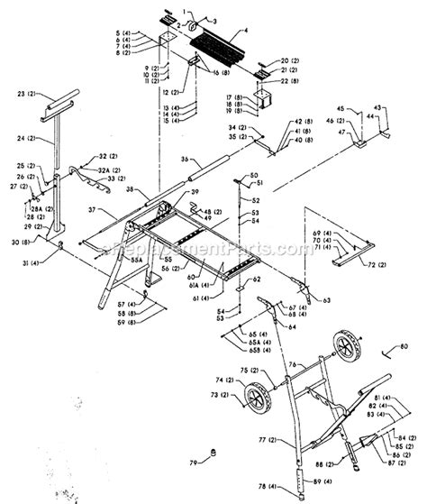 Delta 50-155 Parts List and Diagram - Type 1 : eReplacementParts.com