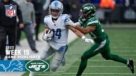 Detroit Lions vs. New York Jets | 2022 Week 15 Game Highlights - Win ...