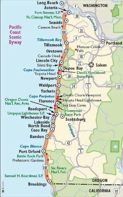 Hwy 101 Oregon Coast | Viaje por carretera, Costa de oregon, Viaje a oregon