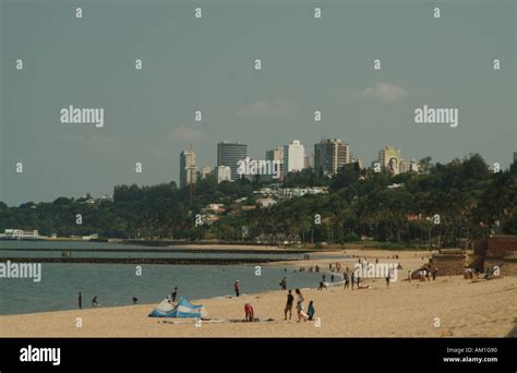 Maputo skyline from Katembe district. Maputo, Mozambique, Africa Stock ...