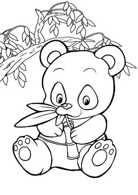 Panda Bear Coloring Pages