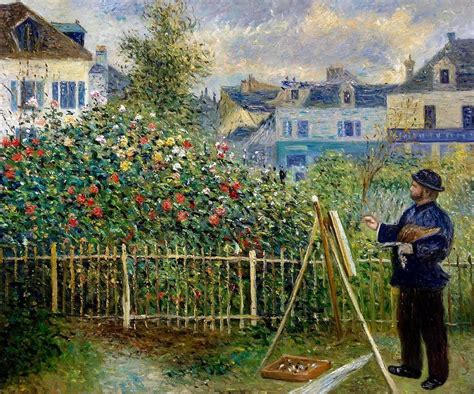 Monet Painting In His Garden At Argenteuil, 1873 | lupon.gov.ph