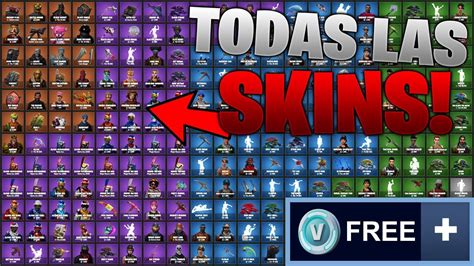 TODAS LAS SKINS Y COSMETICOS en Fortnite!-Todas las Skins y Cosmeticos ...