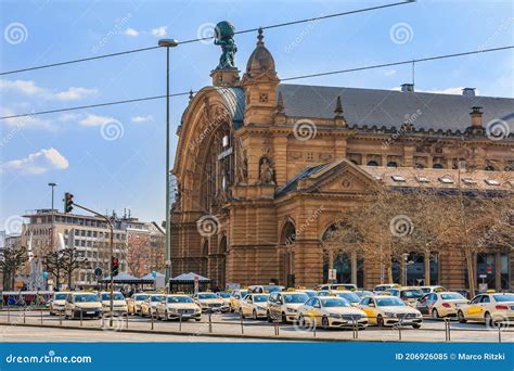 Historic Building from the Train Station in Frankfurt Stock Image ...