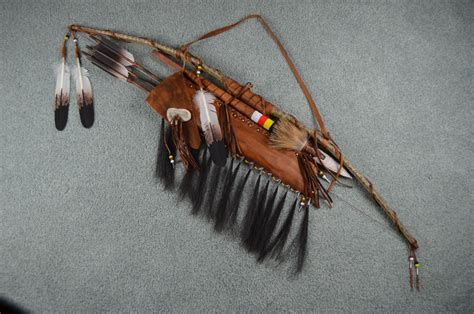 Native American Bows Arrows Quivers Sets Decorative Indian Art