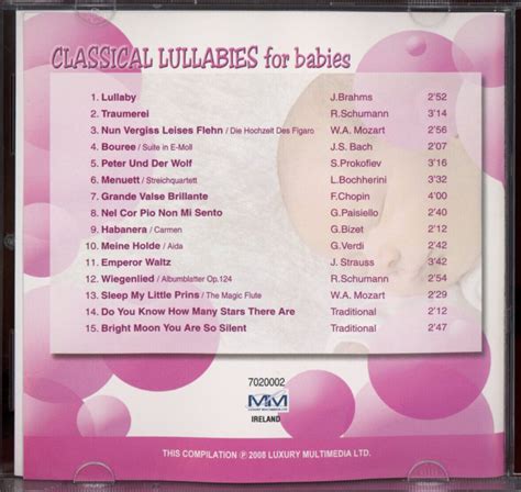 Classical Lullabies For Babies CD | eBay