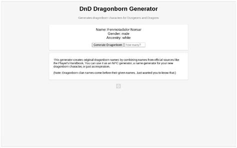 DnD Dragonborn Generator