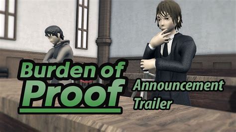 Burden of Proof - Announcement Trailer - YouTube