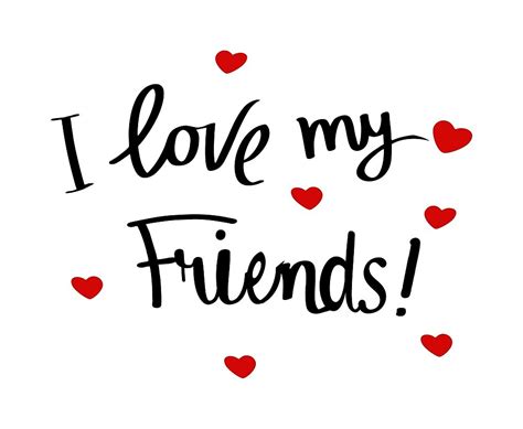 "I LOVE MY FRIENDS" by alessiom | Redbubble