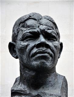 Nelson Mandela / south bank | Large bronze bust of Nelson Ma… | Flickr