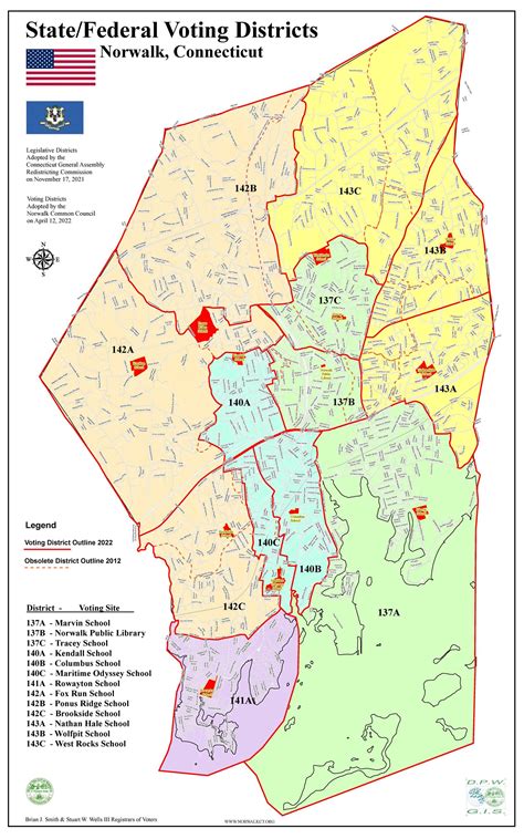 2021 Redistricting - New Voting Districts for State/Federal Elections | Norwalk, CT - Official ...