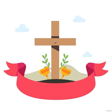 Good Friday Cross Vector in Illustrator, SVG, JPG, EPS, PNG - Download ...