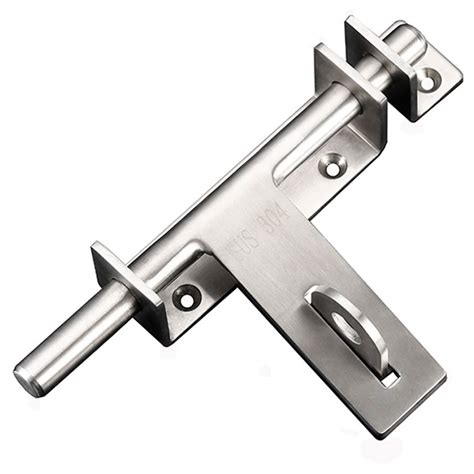 Buy Sliding Bolt Gate Latch, Safety Lock Bolt Hasp, Heavy Duty 304 ...