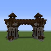 Medieval Battle Tower 2 - Blueprints for MineCraft Houses, Castles, Towers, and more | GrabCraft