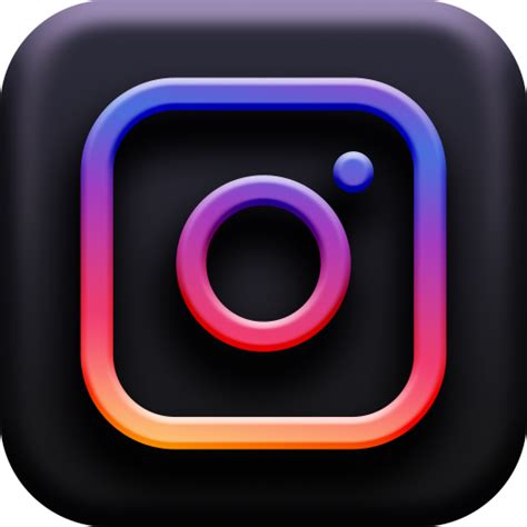 Instagram Logo Black Png