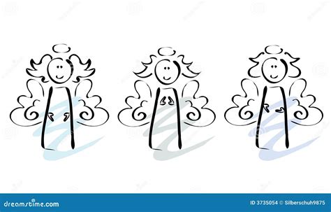 Three Angels Stock Images - Image: 3735054