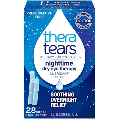 Buy TheraTears Eye Drops for Dry Eyes, Nighttime Dry Eye Therapy Lubricant Eyedrops ...