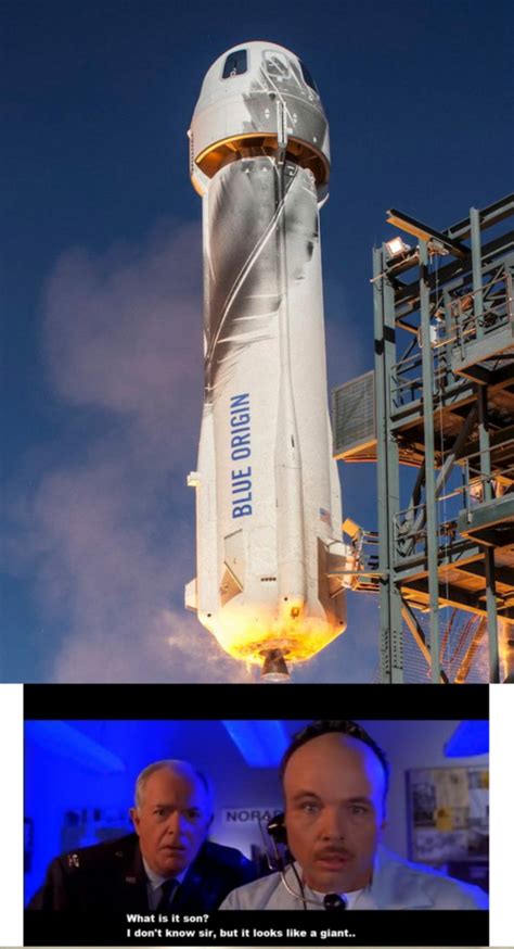 Jeff Bezos rocket launch - Meme Guy