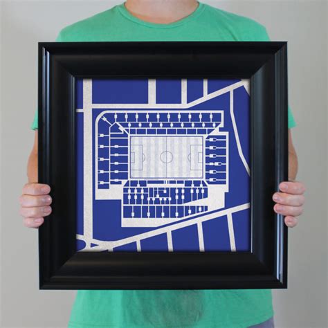 Goodison Park Map Art by City Prints - The Map Shop