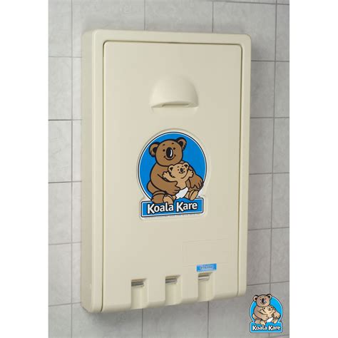 Koala Kare Wall Mounted Vertical Baby Diaper Changing Station - Samrick