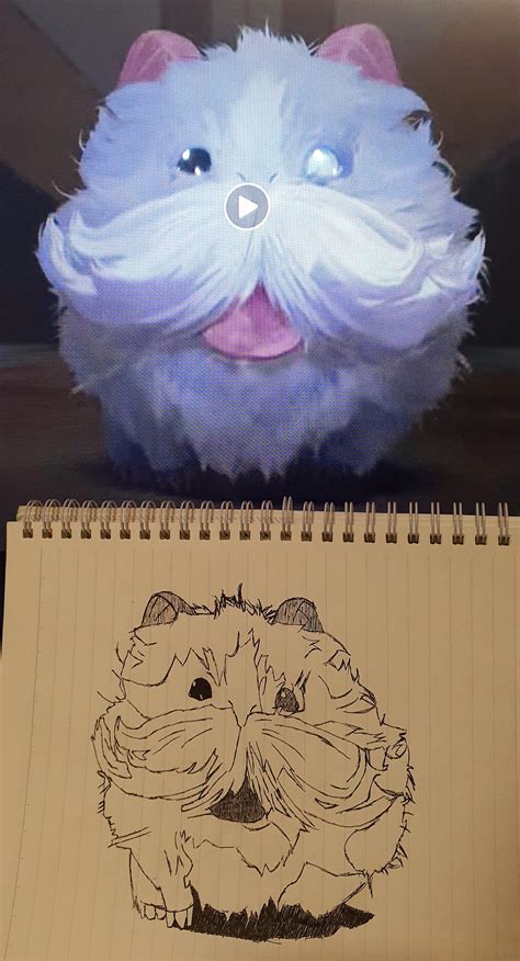 [No Spoilers] Fan art by me, Heimerdinger's pet Poro. : r/arcane