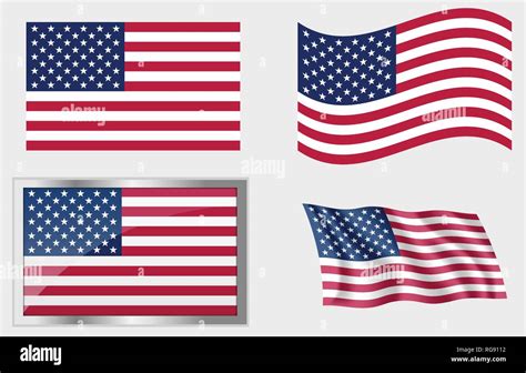 Historic Flag of the United States 50 Stars Stock Vector Image & Art ...