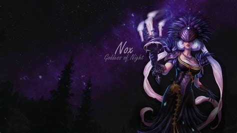 Nox Goddess of Night digital wallpaper, Smite, Nox HD wallpaper | Wallpaper Flare