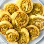 Puff Pastry Pesto Pinwheels - Flavour and Savour