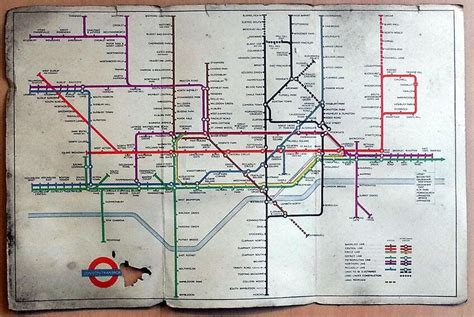 1949 tube map showing Bakerloo line extension to... | THE PECKHAM PECULIAR