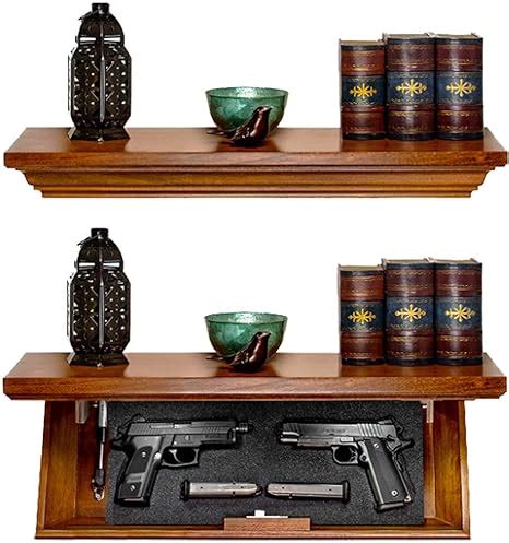 Amazon.com: Tactical Traps Patriot 35S Compact Gun Shelf with Trap Door | Compact Firearm ...