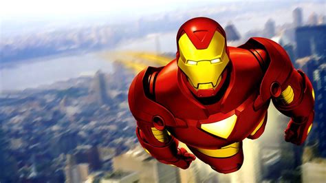 Iron Man Cartoon Wallpapers - Wallpaper Cave