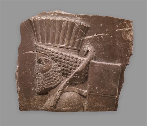 Head of a Persian guard | Achaemenid | Achaemenid | The Metropolitan ...