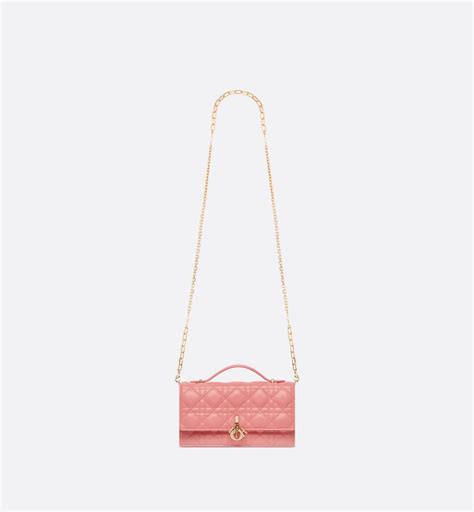 Miss Dior Mini Bag Light Pink Cannage Lambskin | DIOR