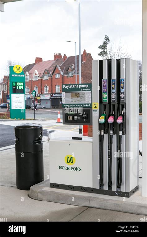 Morrisons petrol station opens on Wilbraham Road Chorlton Stock Photo ...