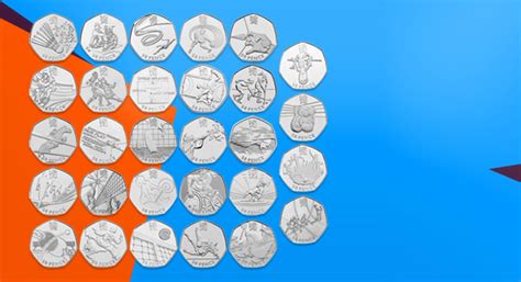 Image - Royal Mint 50p coins.jpg | Olympics Wiki | FANDOM powered by Wikia