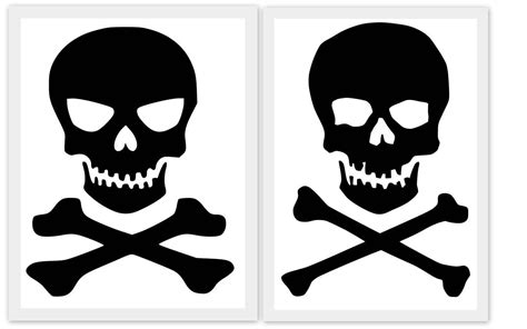 Skull and Crossbones SVG PDF PNG Jpg Eps Dxf File | Etsy