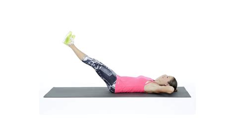 Double Leg Lifts | Simple Ab Exercises | POPSUGAR Fitness Photo 15