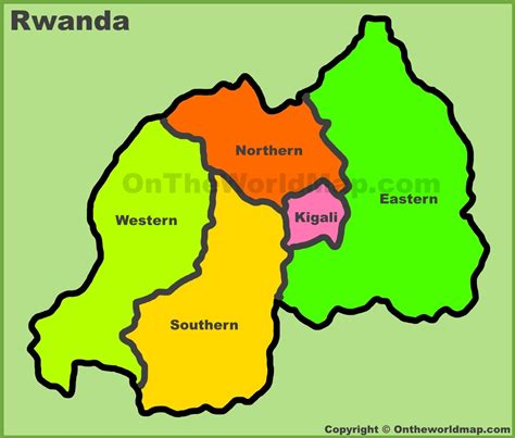 Rwanda Map Coloring Pages - Learny Kids